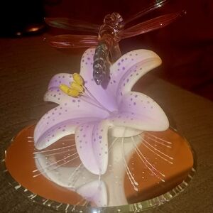 Colorful Glass Dragonfly Ornament